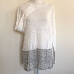 NWOT Maison Cinqcent 500/Denim Long Sleve Shirt Size L